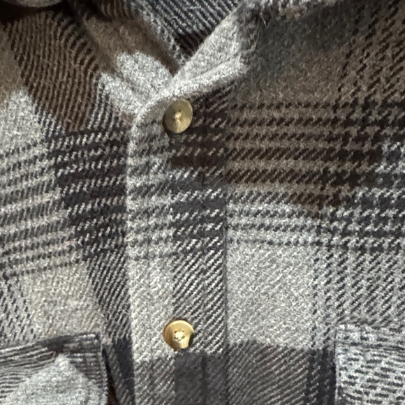 David Taylor Charcoal and Slate Plaid Shirt 2XL A0018 - Picture 4 of 9